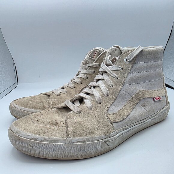 Vans Sk8 Hi Pro BMX x Scotty Cranmer Mens 10.5 White High Top Skate Shoes